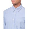 Men's Blue Barrel Cuff Shirt