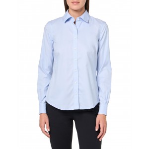 Women's Classic Blue Long Sleeve Shirt