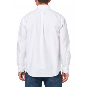 Men's Pure White Oxford Shirt