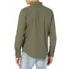 Men's Cotton Long Sleeve Button-Down Safari Shirt