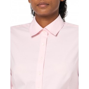 Women's Pink Long Sleeve Stretch Shirt