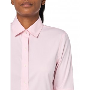 Women's pink long-sleeved shirt