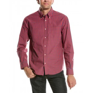 Men's red plaid shirt