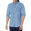Men's long sleeve denim stretch shirt