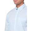 Men's blue check shirt