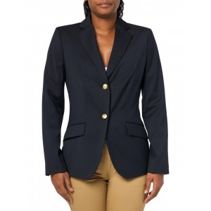 Women's wool two-button blazer