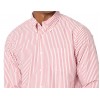 Men's red striped shirt