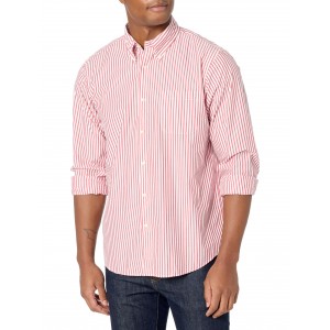 Men's red striped shirt