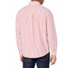 Men's red striped shirt