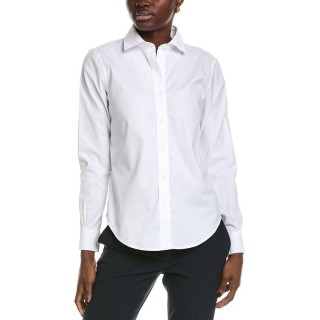 Ladies Classic White Long Sleeve Non-iron Shirt