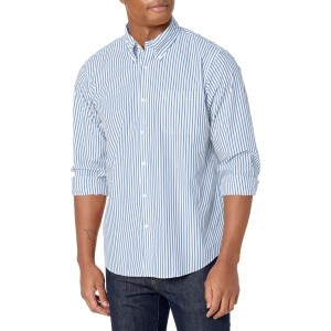 Men's blue striped shirt
