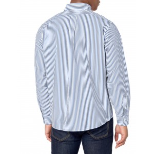 Men's blue striped shirt