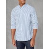 Men's blue striped shirt