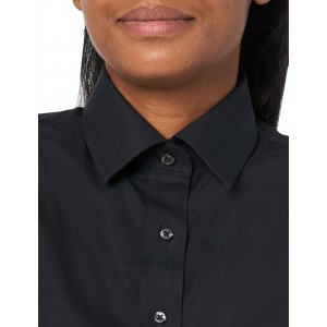 Women's black stretch sleeveless shirt