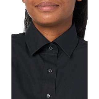 Women's black stretch sleeveless shirt