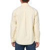 Men's yellow lapel shirt