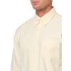 Men's yellow lapel shirt